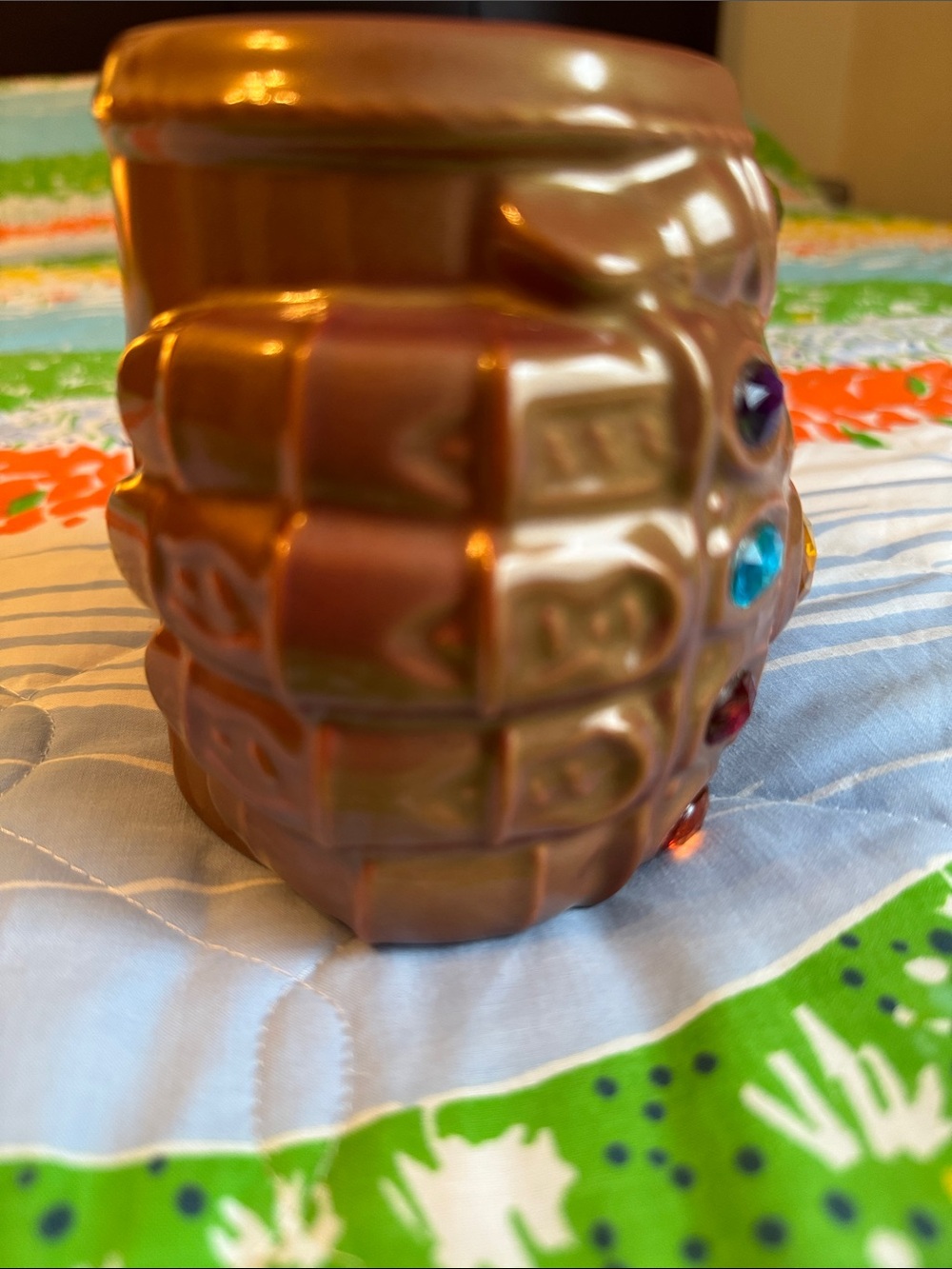Disney Store Marvel Mug Avengers Thanos Infinity Gauntlet Jeweled Mug - Picture 3 of 13
